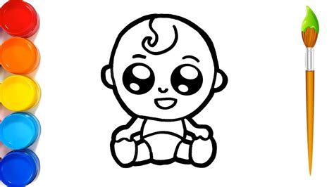 bebe dibujo facil - dibujo leguminosas